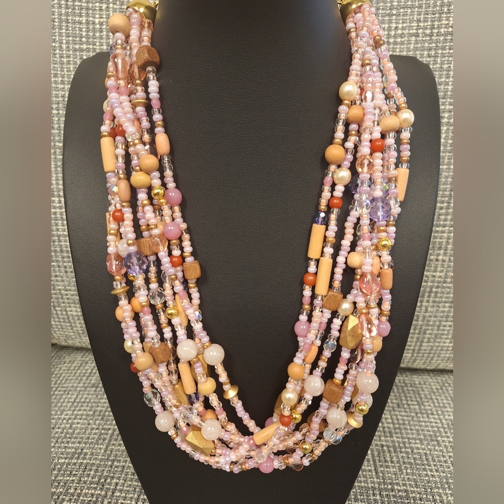Joan Rivers Nine Strand Beaded Necklace